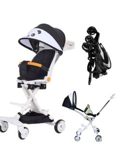Baby Stroller Travel Light Stroller, Toddler Travel Light Stroller with Sunshade,Portable Compact Stroller,Toddler Stroller for Removable,Travel Stroller for Airplane (panda)
