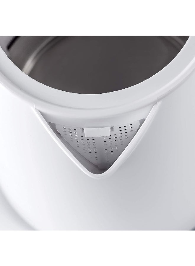 BLACK+DECKER 2200W Concealed Coil Cordless Electric Kettle 1.7 L 2200 W JC70-B5 White/Grey - Image 3