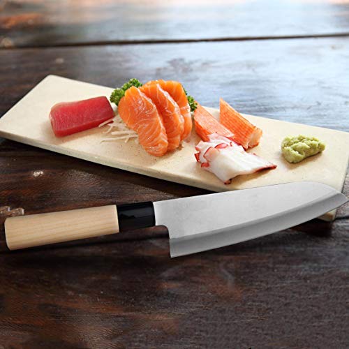 Happy Sales HSSR100, Japanese Kitchen Cooking Chef Sushi Santoku Knife - Image 4