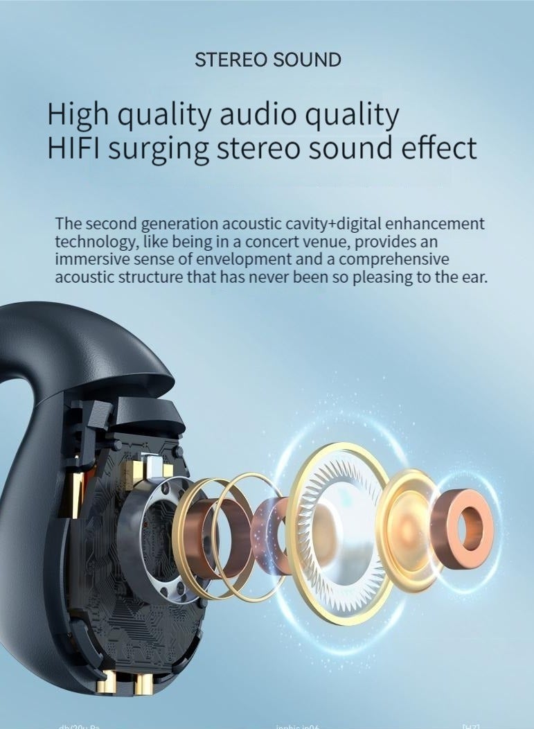 SAB M31 wireless Bluetooth headset   Bone conduction stereo surround automatic matching - Image 3