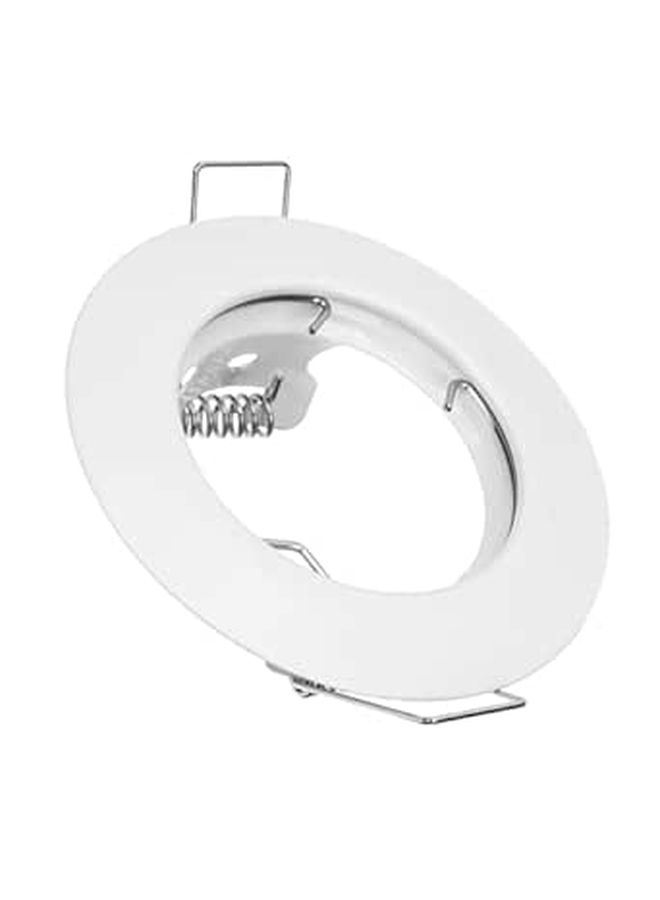 حلقة إطار الضوء الغائر 50 مم بإطار أبيض لـ MR16 - Image 1