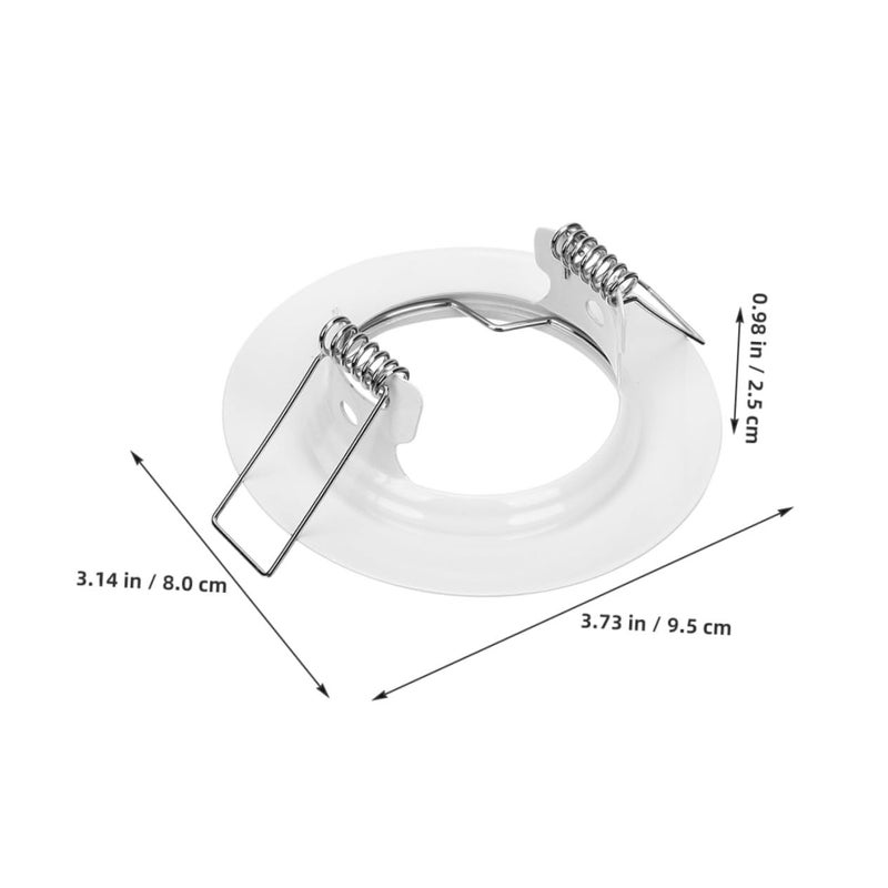 حلقة إطار الضوء الغائر 50 مم بإطار أبيض لـ MR16 - Image 3