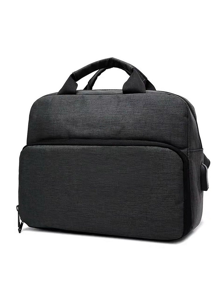 General Camera Bag Shoulder Bag Multi-function USB Waterproof Rain Cover Wear-resistant Crossbody Shoulder Bag 33X23X14.5cm  - Image 2