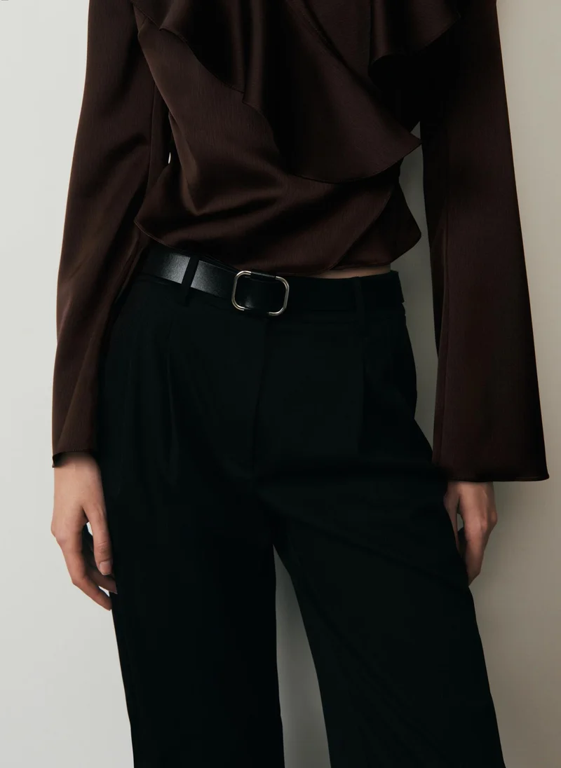 Lichi  Leather belt with decorative buckle for Women | Best Price UAE