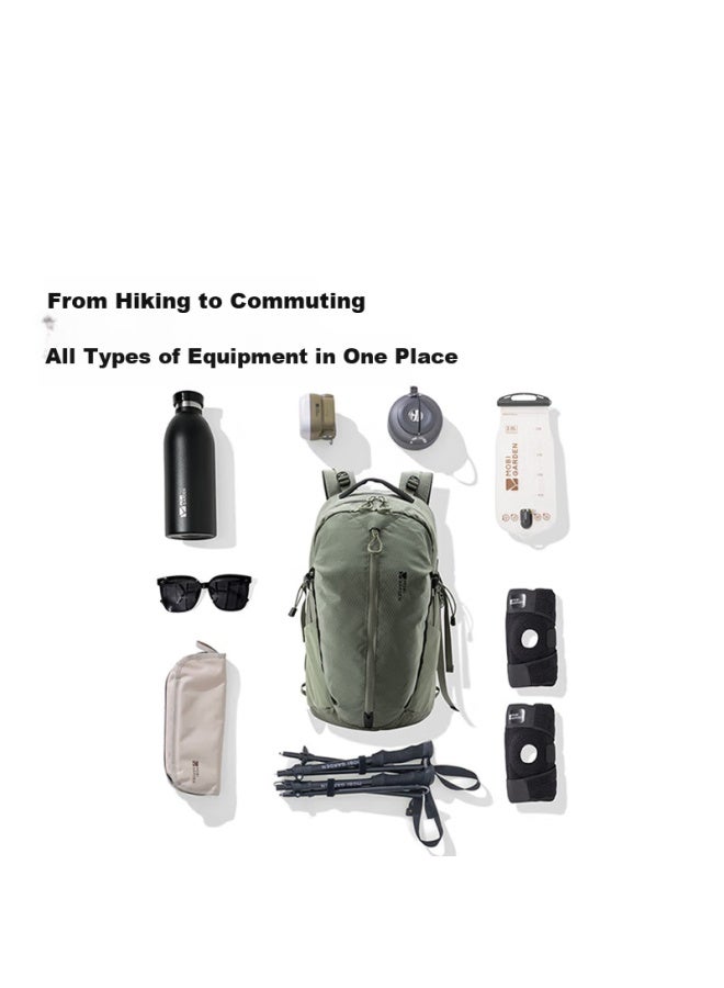 Mobigarden Hanging River 2d Day Hiking Backpack Outdoor Mountaineering Travel Backpack Nx24664016 Night Black - Image 5
