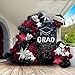 yeewaka Black Maroon and Silver Balloon Garland Arch Kit 130 Pieces with Maroon and Silver Stars Graduation Certificate Graduation Cap GRAD Letters Mylar Balloons for 2026 Graduation Prom Decorations - Image 3