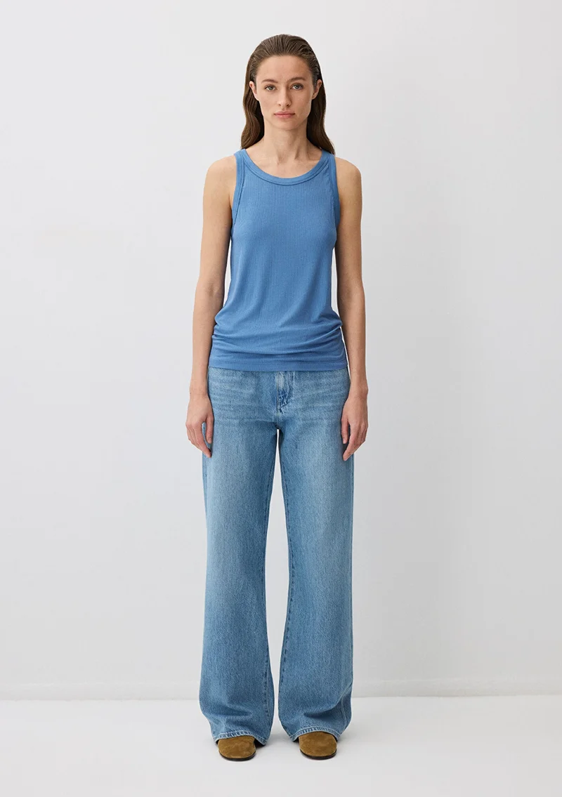 مافي Blue Tank Top