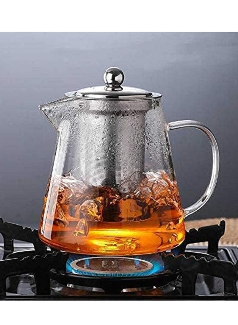 Pot with Heat Resistant Stainless Steel Infuser Perfect for Tea and Coffee - Image 2
