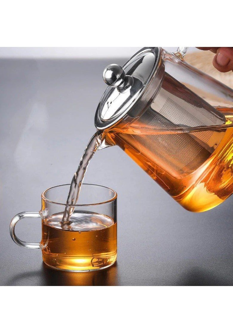Pot with Heat Resistant Stainless Steel Infuser Perfect for Tea and Coffee - Image 3