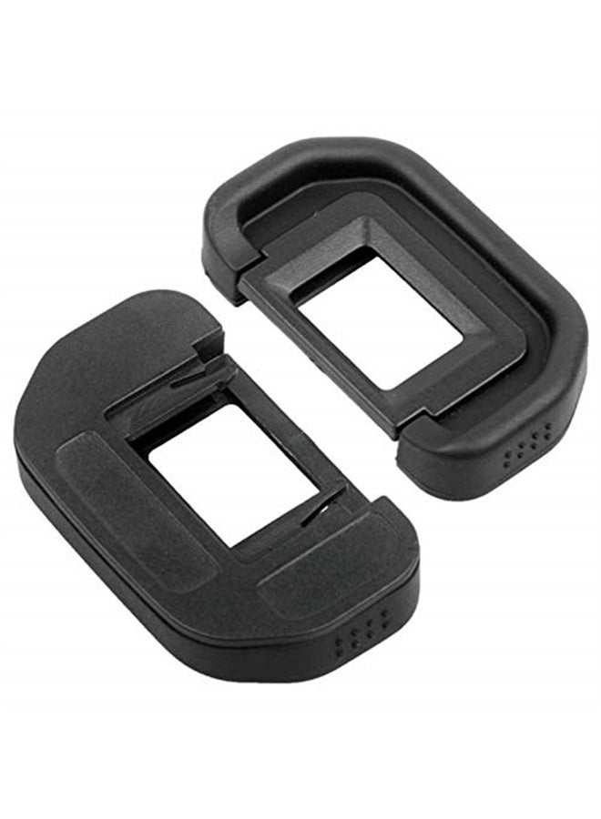 ULBTER EB Eyepiece Eyecup Eye Cup for Canon EOS 90D/80D/70D/60D/50D/40D/20D/5D Mark II/5D Mark I/6D Mark II/6D Mark I (2-Pack), ULBTER viewfinder Eyecup with Hot Shoe Cover - Image 2
