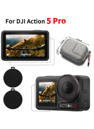 DJI Osmo Action 5 Pro Accessories Kit, Include DJI Osmo Action 5 Case  Screen Protector and Silicone Lens Cap, Anti-Scratch, Anti-Collision - pzsku/Z89112C7A7EC611D47917Z/45/1744007221/b6ba8e54-7ce3-4408-b114-2fdfd5d3f841