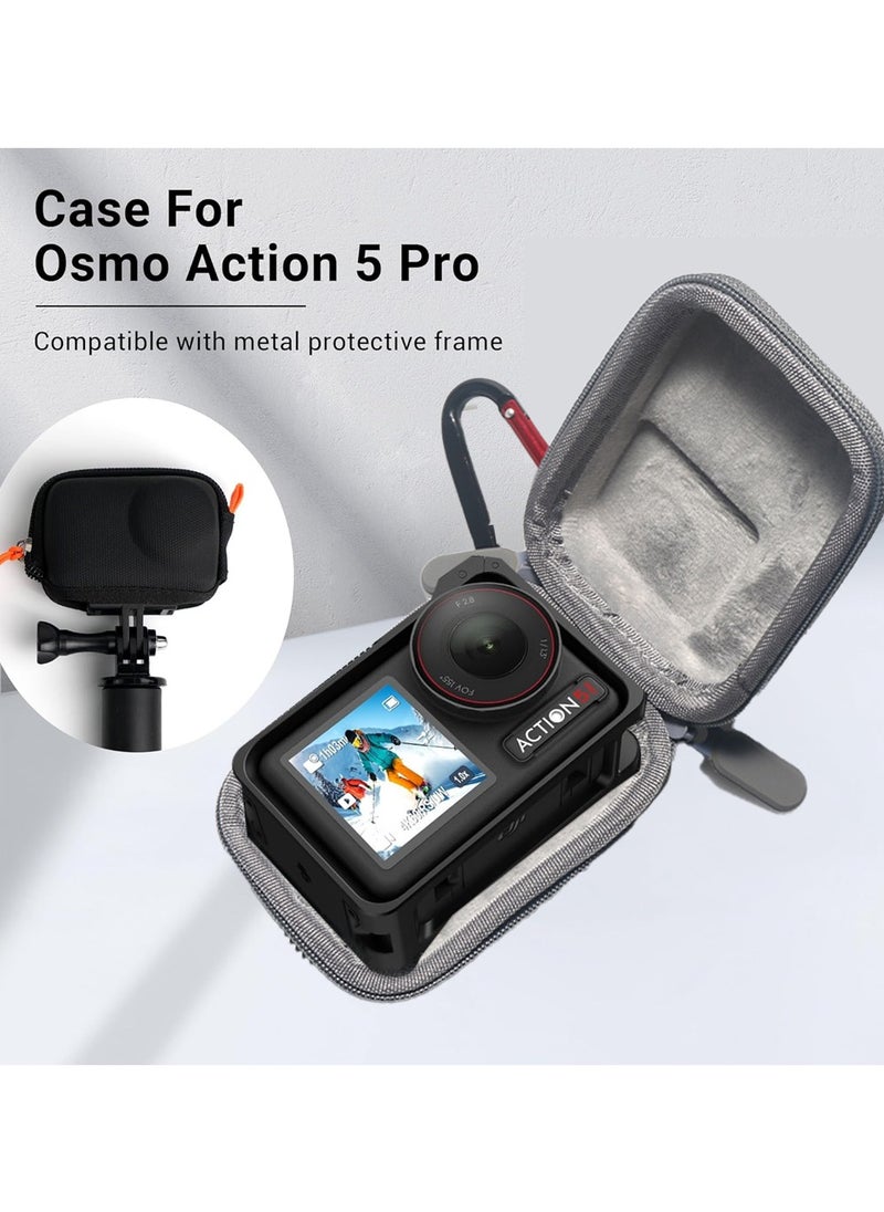 DJI Osmo Action 5 Pro Accessories Kit, Include DJI Osmo Action 5 Case  Screen Protector and Silicone Lens Cap, Anti-Scratch, Anti-Collision