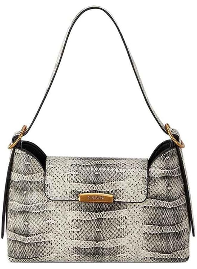 ناين ويست حقيبة كتف إيفي فلاب طبيعية - Image 1