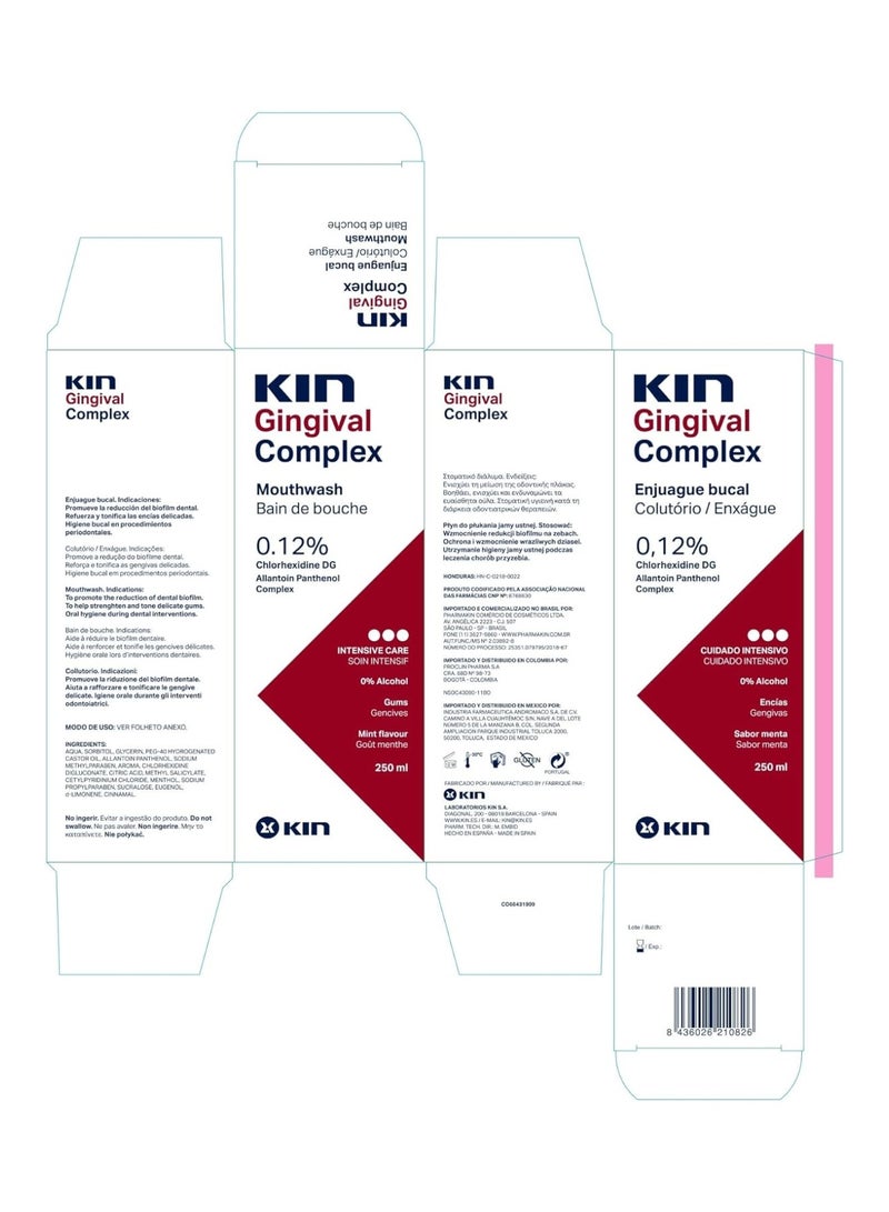 KIN Gingival Mouthwash 250Ml (Complex) - Image 4