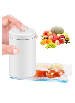 Excefore Portable Food Sealer, Multifunctional Vacuum Food Sealer Machine with LED Indicator, Durable Air Pump, Effective Food Vacuum Sealer, for Snacks Freshness, Zipper Bags, Cookies  - Image 1