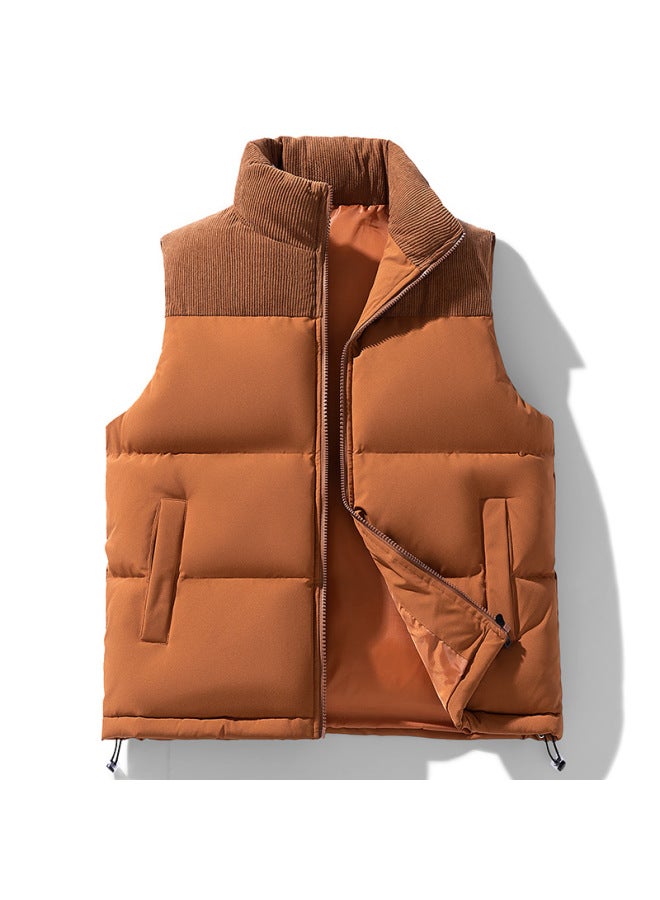 For Autumn And Winter, There Are Down Cotton-padded Jackets, Waistcoats, Men's Thickened Vest Coats, Loose Bread Jackets For Couples, And Waistcoats - Image 1