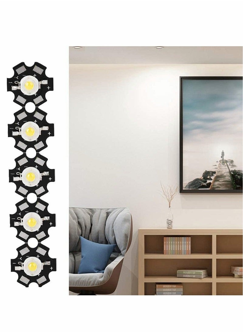 Y&D - LED Chip, High Power Led Chip- 3W Bright Integrated Chip Light Source Bead Spotlight Bulb for Lamp Beads DIY Lighting 25PCS (3000-3200K) - Image 1