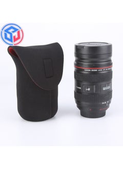 Brand Camera Lens Protection Bag Diving Material Neoprene Fleece Lens Protection Bag Sublimation Screen Printable-Color:Green