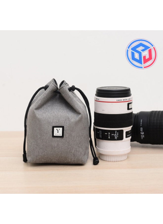 Generic - Brand Camera Lens Protection Bag Diving Material Neoprene Fleece Lens Protection Bag Sublimation Screen Printable-Color:Green - Image 1