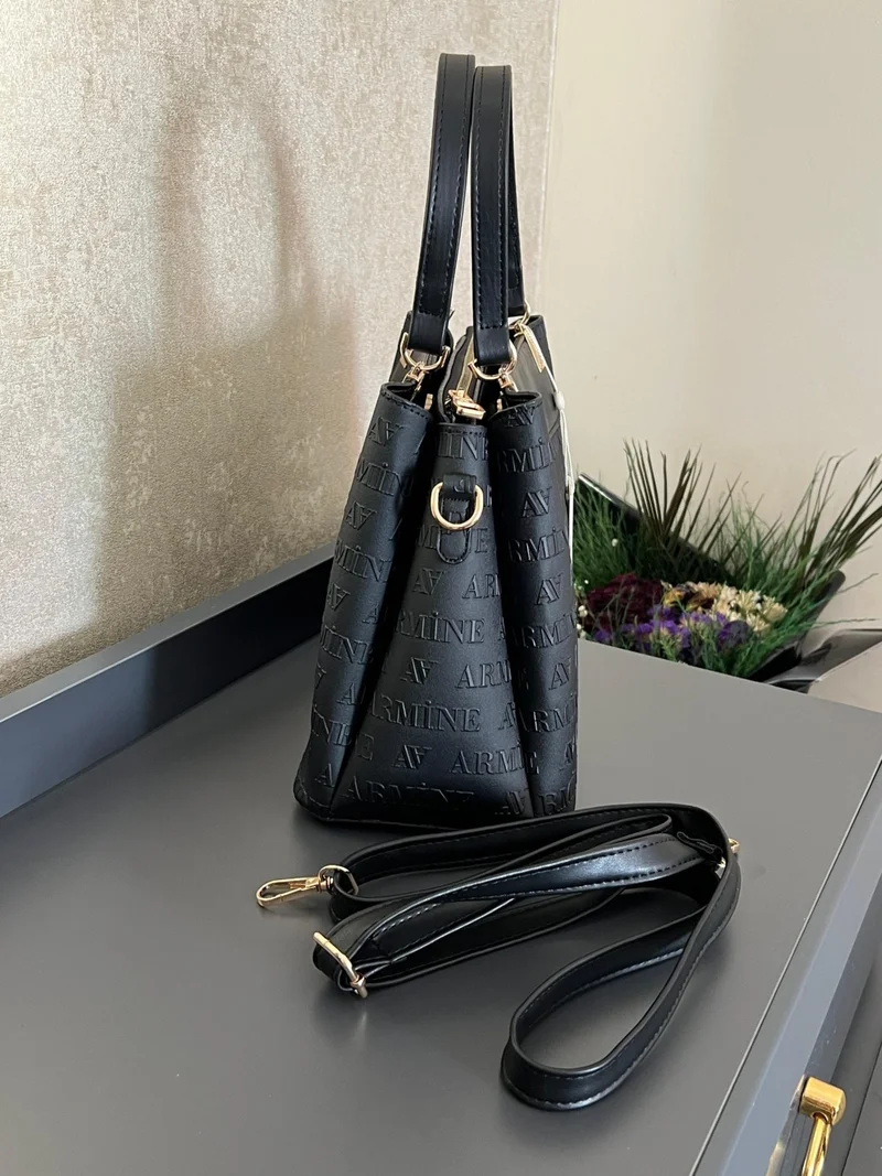 ARMINE ARM.206.S.S Special Color Konbin Leather Ladies Handbag Designed as Hand and Shoulder Bag