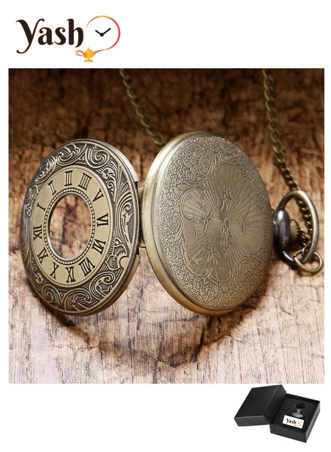 YASH Yash Romanian Style Quartz Pocket Watches Collection  - Image 4