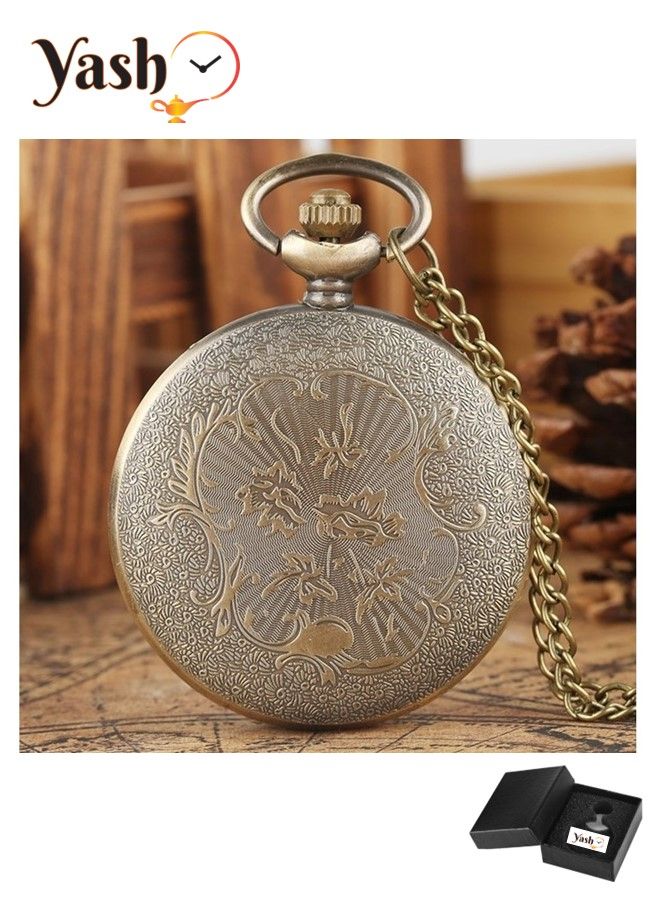 Yash Romanian Style Quartz Pocket Watches Collection