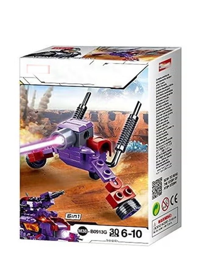 Sluban Atomic Storm Series White Monster Building Blocks 42 PCS