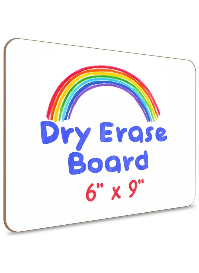 Scribbledo Small White Board Dry Erase Mini Whiteboard 6X9 Inch Small Dry Erase Board Marker Board Dry Erase Lapboards Handheld Personal White Boards For Students Small Whiteboard Office Kitchen  - Image 1