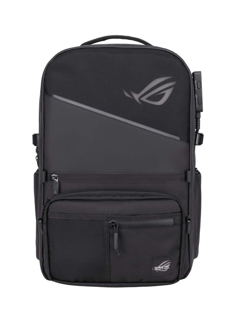 ASUS - ROG Ranger BP3703 RGB Modular Gaming Backpack Featuring Charge-Cable Pass-through, Anti-Theft Zip and Water Repellent Exterior Fit Up to 17 Inch Laptop Suitable for Travel - Image 1