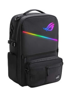 ROG Ranger BP3703 RGB Modular Gaming Backpack Featuring Charge-Cable Pass-through, Anti-Theft Zip and Water Repellent Exterior Fit Up to 17 Inch Laptop Suitable for Travel