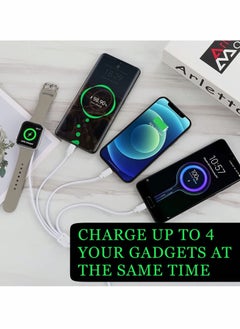 Excefore 4 in 1 Watch & Phone Charger Cable, Multi USB Charging Cable - Type C Cable, Fast Magnetic, Charging Cord Compatible with Apple Watch, iPhone, Galaxy, Pixel, Android, Watch  - Image 3