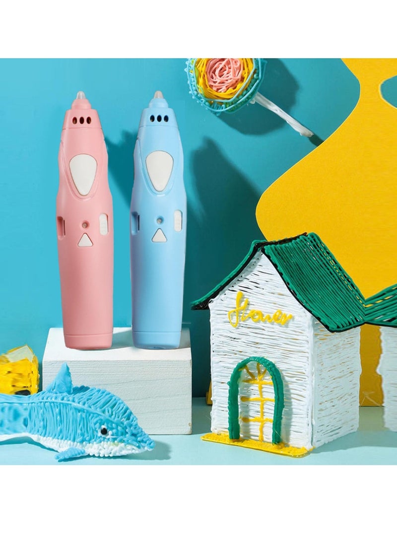 BESTPEAK 3D Pen Set, Easy-to-Use Educational Toy, Art Activity Kit for Learning at Home, Educational Toy for Boys and Girls Ages 6 and Up, Blue, 3 Colors of PLA Filament Included  - Image 5