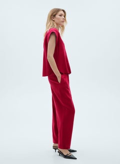 MANGO Flowing Linen Pants  - Image 3