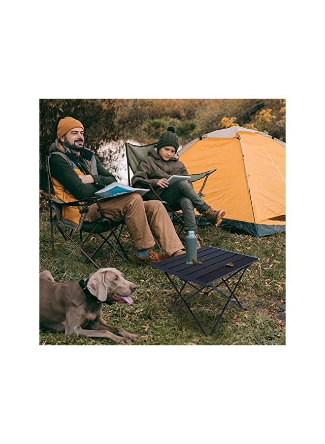 PROMASS Portable Camping Table, Small Ultralight Camp Table With Storage Bag Folding Beach Table For Outdoor Picnic, Backpacks, Beach, Fishing, Bbq, Backyards - Image 3