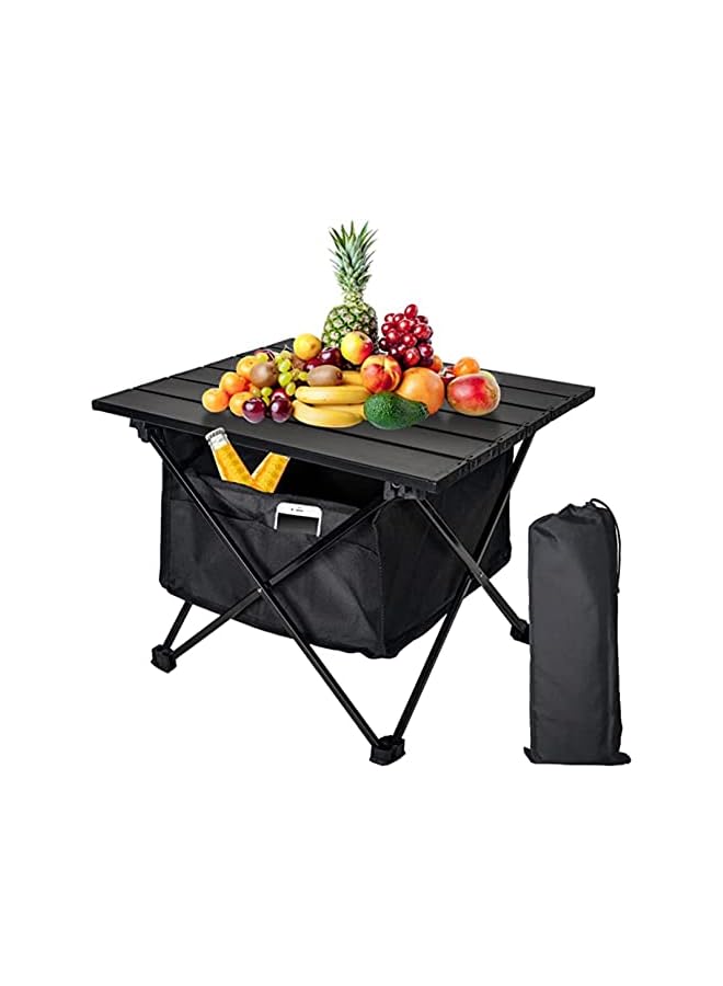 PROMASS Portable Camping Table, Small Ultralight Camp Table With Storage Bag Folding Beach Table For Outdoor Picnic, Backpacks, Beach, Fishing, Bbq, Backyards - Image 2