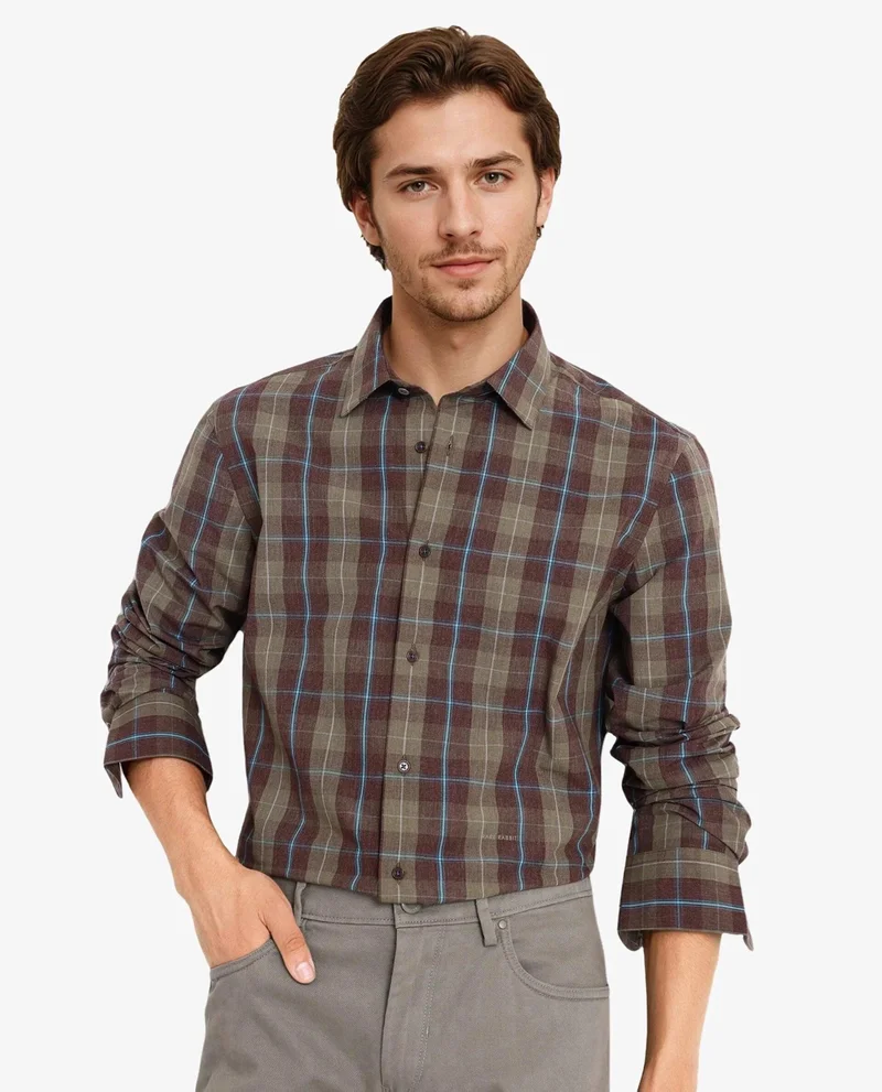 Rare Rabbit Men's Cotton Check Shirt