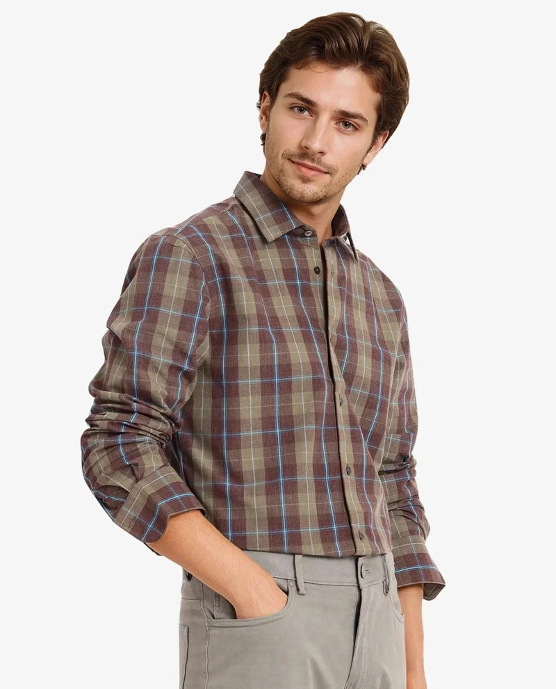 Rare Rabbit Men's Cotton Check Shirt
