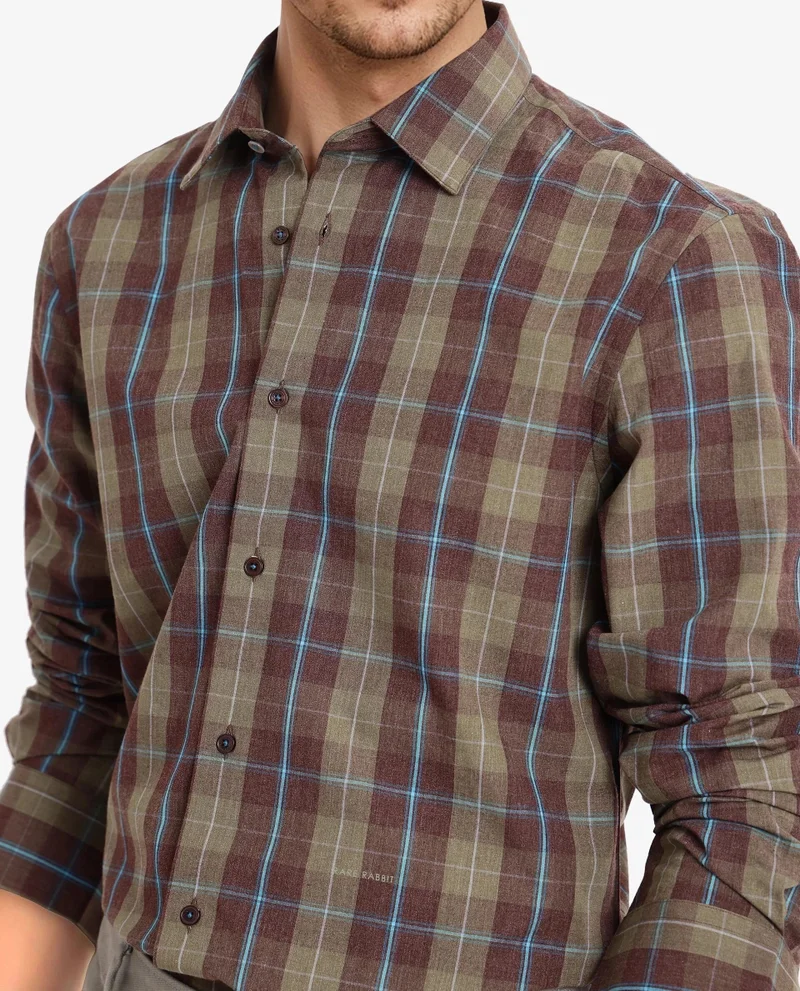 Rare Rabbit Men's Cotton Check Shirt