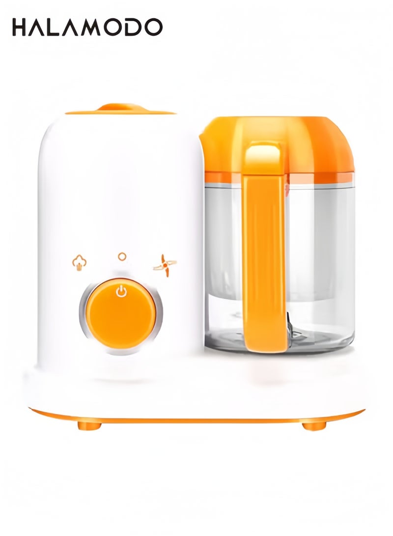 Halamodo Baby Food Maker, 3 in 1 Baby Food Processor and Steamer, Puree Blender, Multifunctional Baby Puree Maker, Dishwasher Safe,One Button Easy Operation, BPA-Free - Image 1