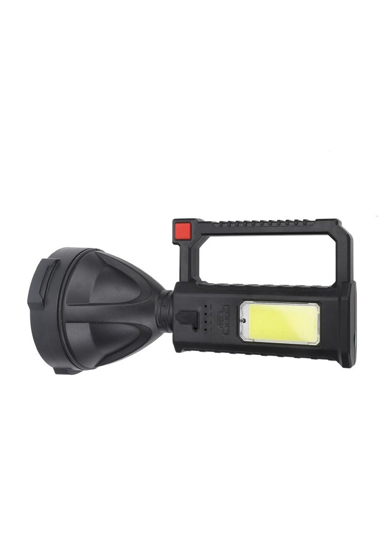 Generic - Handheld Spotlight, Strong Light USB Rechargeable LED Flashlight Searchlight for Outdoor Camping Hiking - Image 1