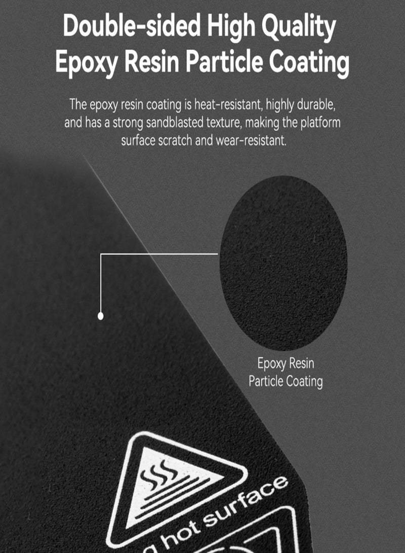 Creality Epoxy Resin Build Plate Double-sided Printing  Platform 235×235mm Ultra-high Adhesion Easy to Install Suitable for Ender-3 S1/ Ender-3 S1 Pro/ K1/ Ender-5 S1/ CR-10 SE/ Ender-3 V3/ Ender-3 - Image 4