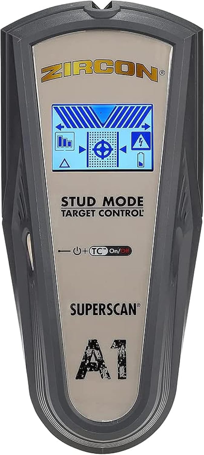 Zircon SuperScan A1 Advanced Stud Finder with Target Control and StudScan Mode - Image 1