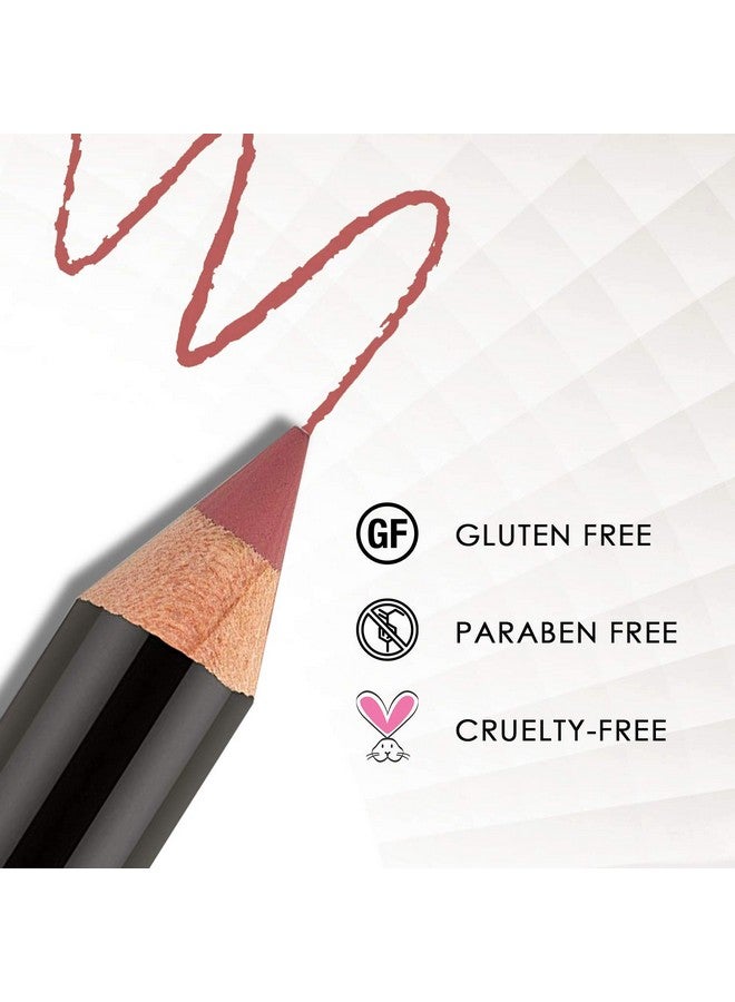 BODYOGRAPHY:Cream Lip Pencil (Heatherberry): Rose Nude Waterproof & Pigment-Rich Salon Makeup w/ Coconut Oil, Vitamin E | Gluten-Free, Cruelty-Free, Paraben-Free - Image 2