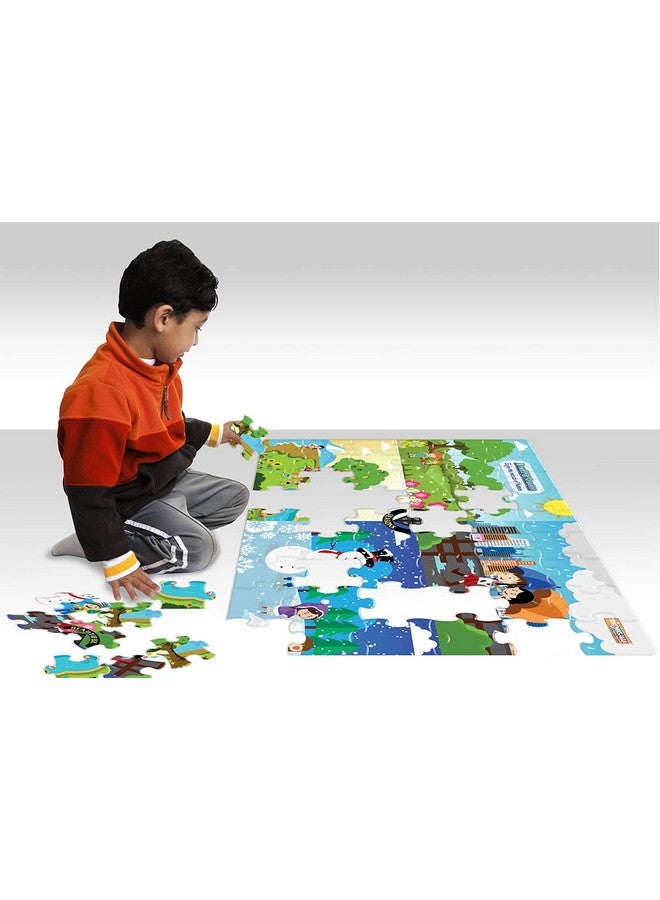 Zigyasaw Beautiful Seasons Premium Giant Floor Puzzle Game | Creative Challenging Educational Puzzles For Kids(Above 3 Years)  - Image 3