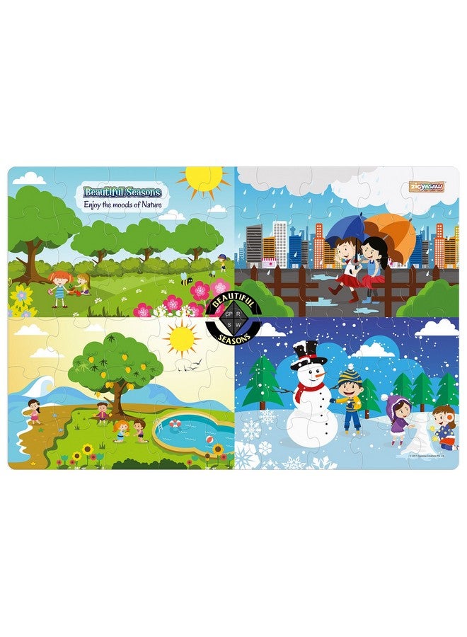 Zigyasaw Beautiful Seasons Premium Giant Floor Puzzle Game | Creative Challenging Educational Puzzles For Kids(Above 3 Years)  - Image 1