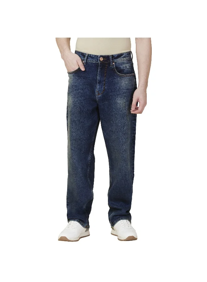 Being Human Mens Mid Tone Anti Fit Denims
