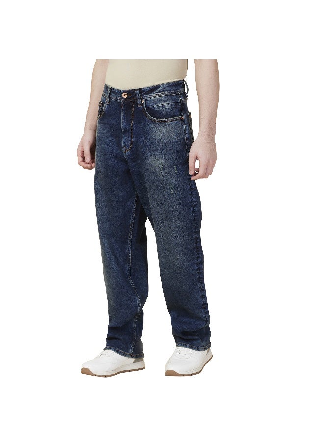 Being Human جينز رجالي متوسط اللون بتصميم مضاد للملاءمة - Image 4