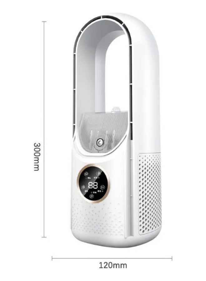 FIPKA Bladeless Mini Air Conditioner - 3-in-1 USB Tabletop Cooler Fan - Image 3