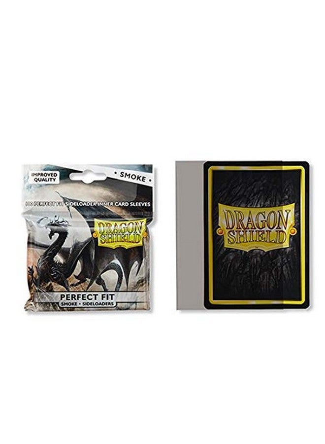 dragon shield N Shield Inner Sleeve Sideloader Smoke Standard Size 100 Ct Card Sleeves Individual Pack - Image 2