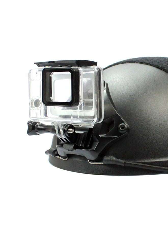 Generic Universal GOPRO Hero 11/10 Small Ant Camera Riding Helmet Holder Cuttlefish Dried Hand Twist Quick Release Bracket-Color:Upgraded Version  - Image 3
